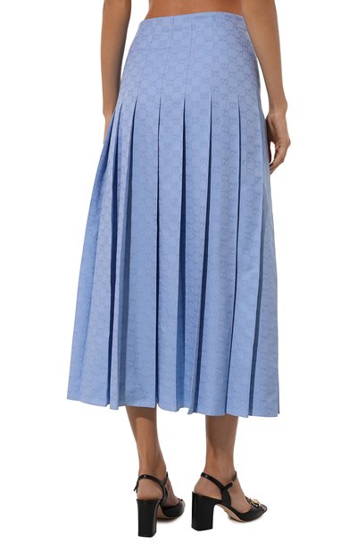 Хлопковая юбка GUCCI, арт. 721388/ZAM9M, фото 4