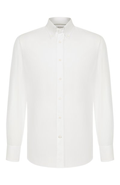 Мужская хлопковая сорочка BRUNELLO CUCINELLI, арт. MBUC41716