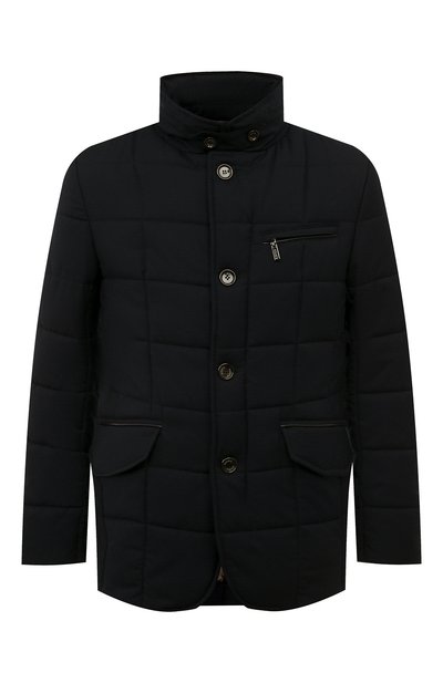 Утепленная куртка GIMO'S темно-синего цвета по цене 69950 руб., арт. 22AI.U.250.624, фото 1 Утепленная куртка GIMO'S, арт. 22AI.U.250.624, фото 1