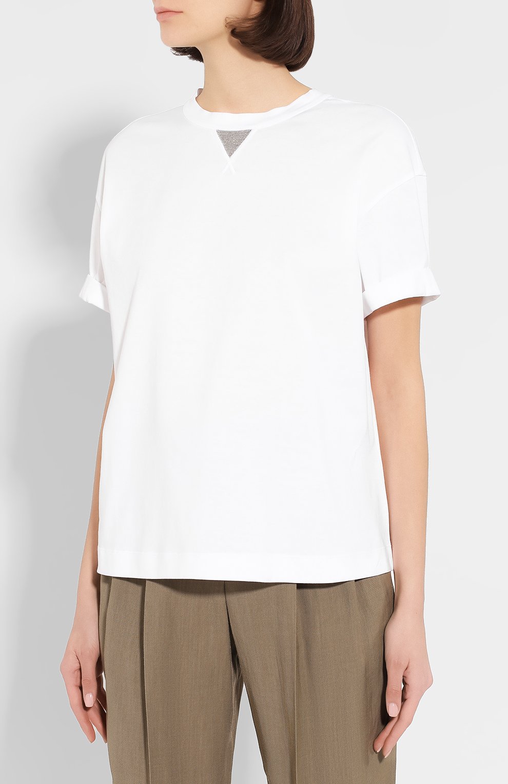 Хлопковый топ BRUNELLO CUCINELLI, арт. M0045BX100, фото 3