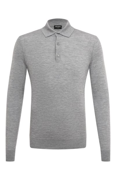 Мужская поло из кашемира и шелка ZEGNA, арт. 132/E8J00