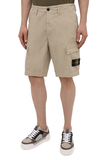 Хлопковые шорты STONE ISLAND, арт. 7415L0803, фото 3