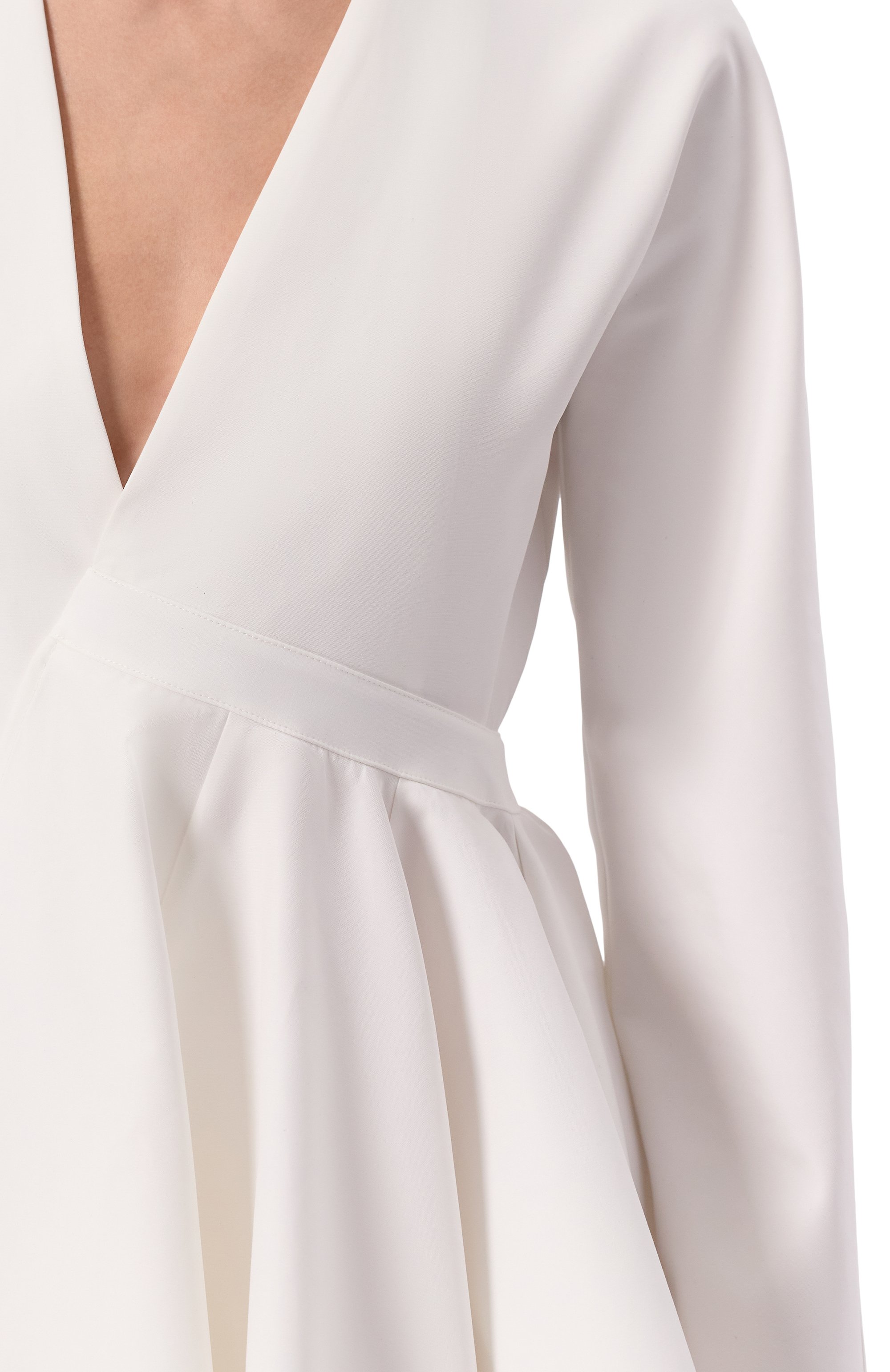 Хлопковое платье ALAIA белого цвета по цене 428500 руб., арт. AA9R2618T447A, фото 5 Хлопковое платье ALAIA, арт. AA9R2618T447A, фото 5