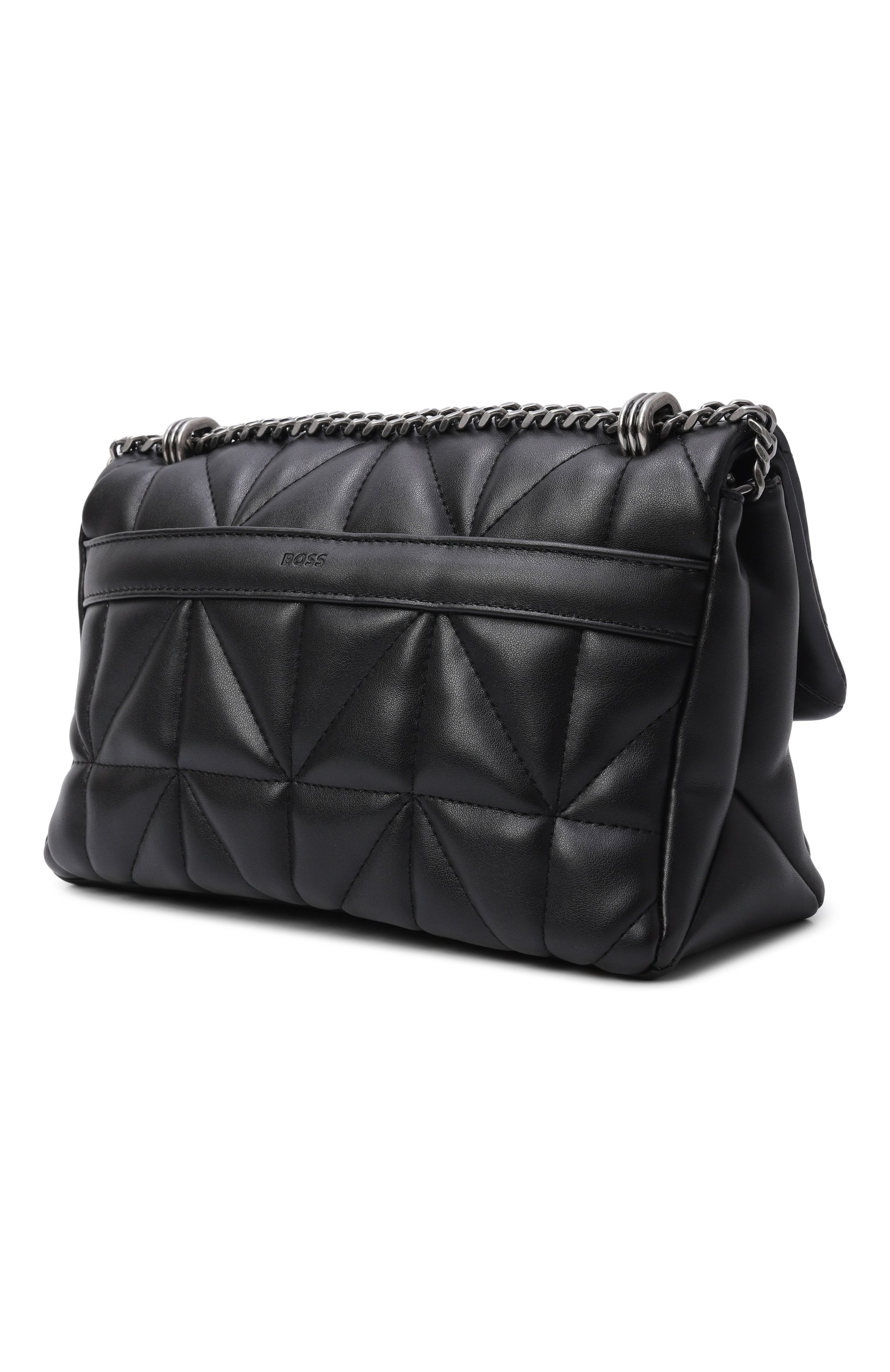 Сумка b icon medium BOSS черного цвета по цене 31500 руб., арт. 50557972, фото 4 Сумка b icon medium BOSS, арт. 50557972, фото 4