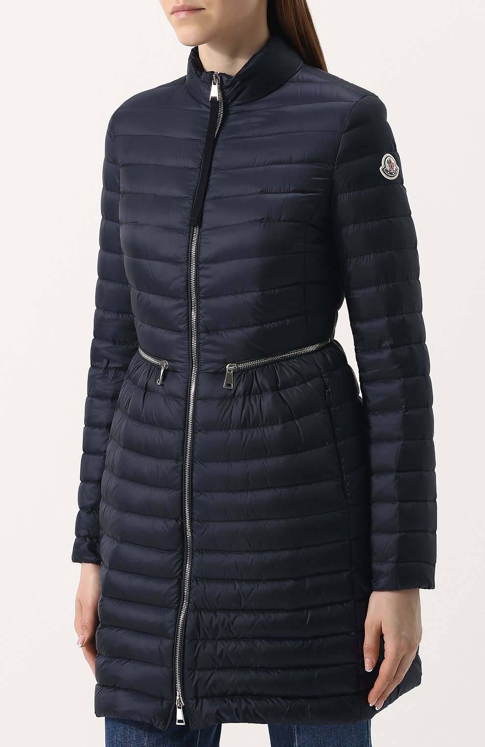 Приталенный стеганый пуховик с воротником-стойкой MONCLER, арт. D1-093-49305-94-53048, фото 3