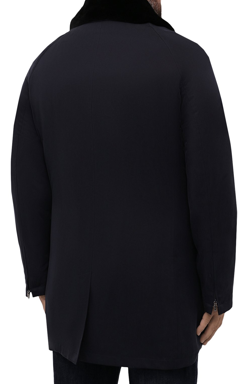 Пуховое пальто с воротником из бобра ZILLI, арт. MAQ-TIMBU-30284/0007, фото 4