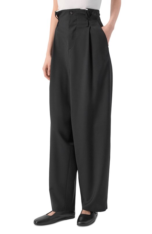 Шерстяные брюки N21 B051/3016 Чёрный  B051/3016 Фото 3