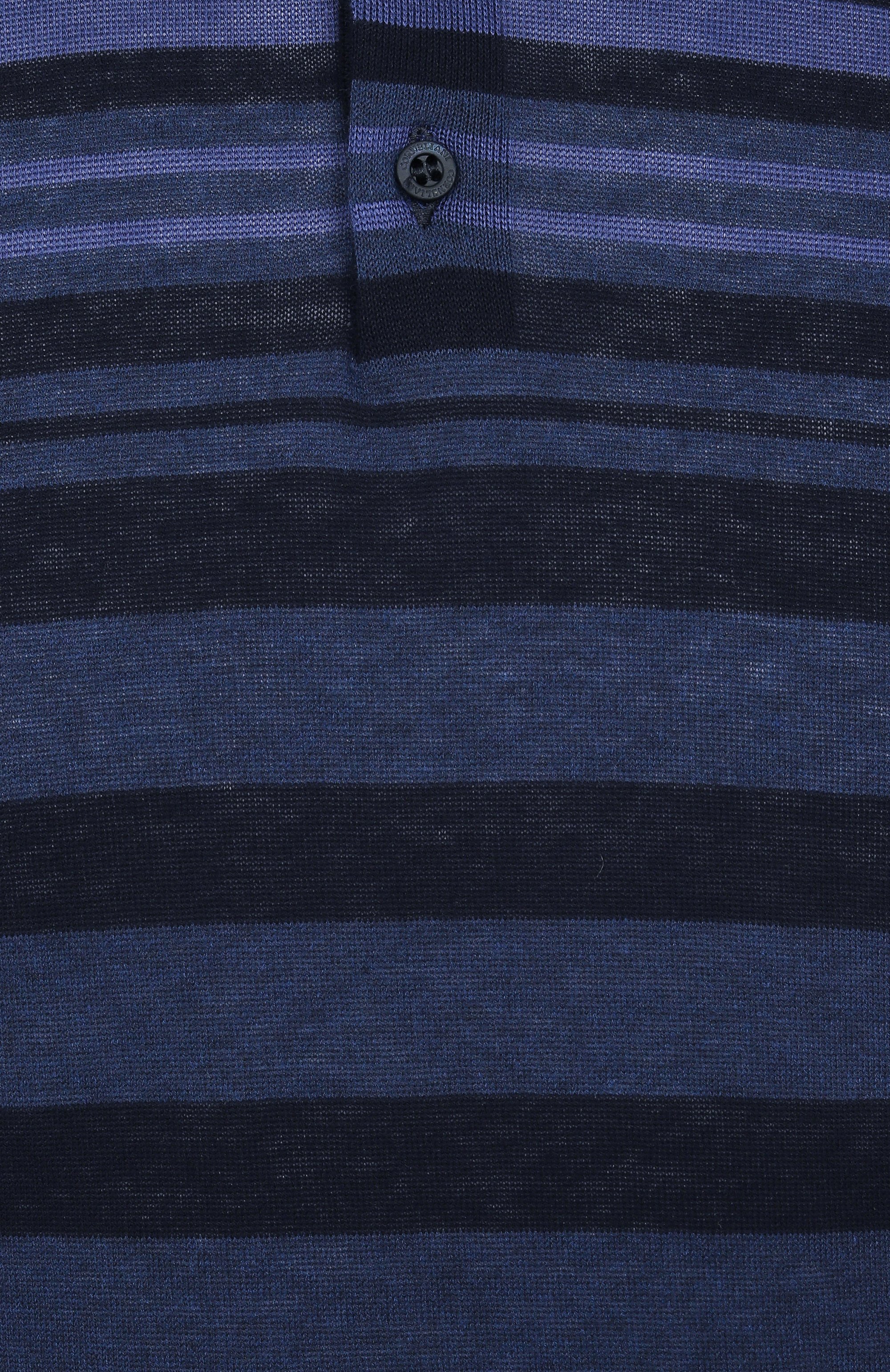 Поло из хлопка и шелка CORNELIANI, арт. 25M524-2525106, фото 6