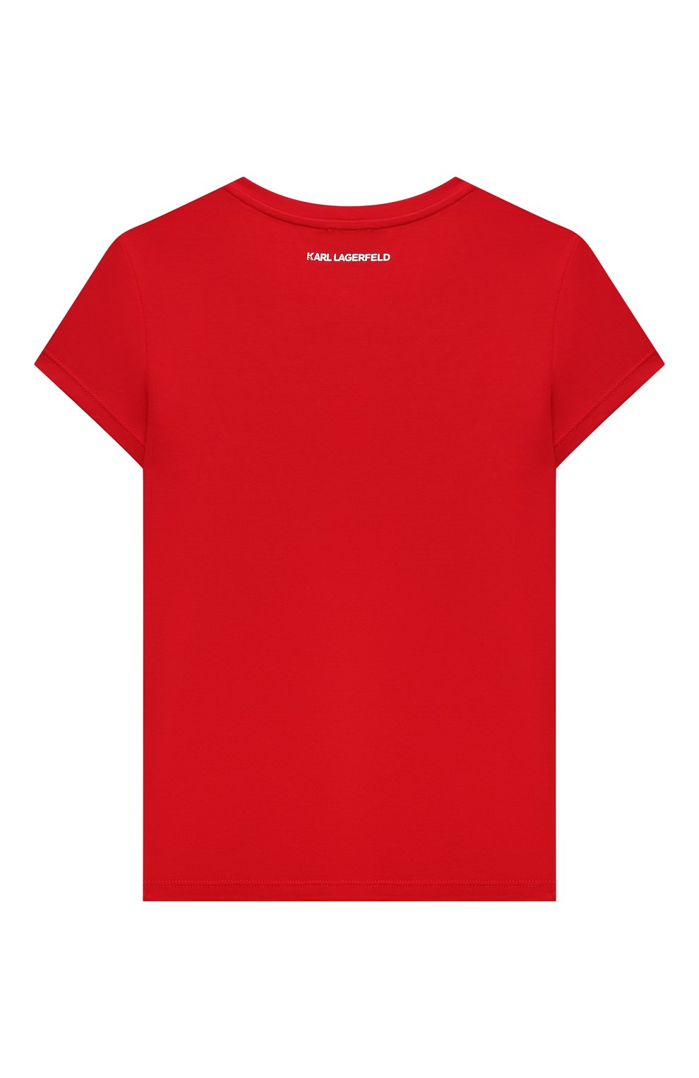 Хлопковая футболка KARL LAGERFELD KIDS, арт. Z15322, фото 2