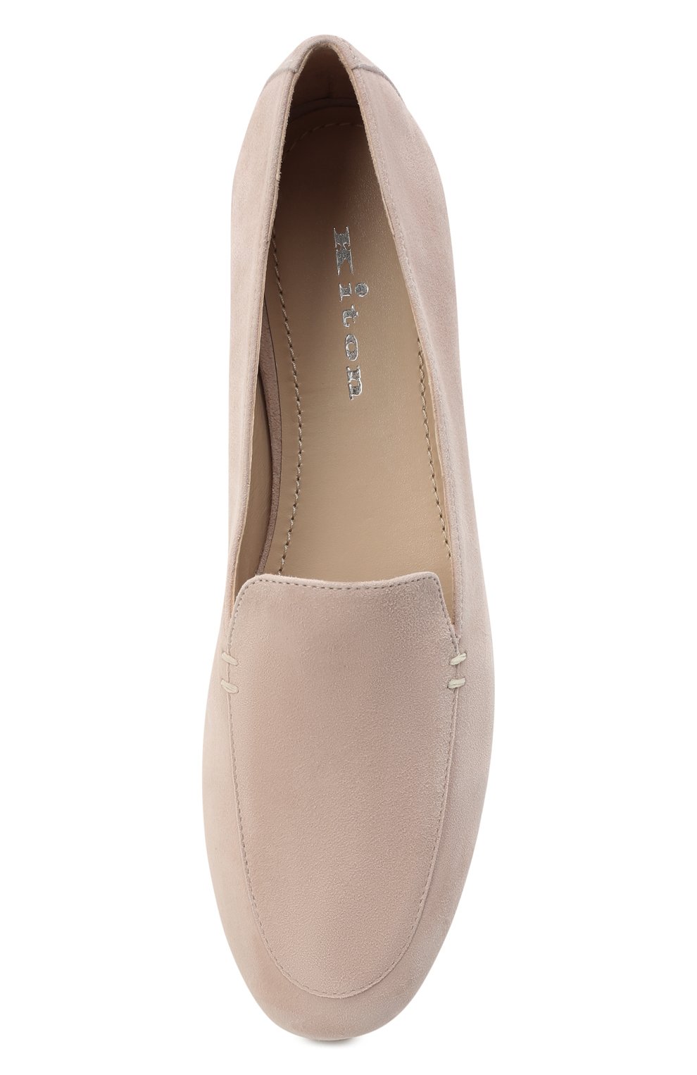 Замшевые лоферы KITON, арт. D51801X0864A, фото 6