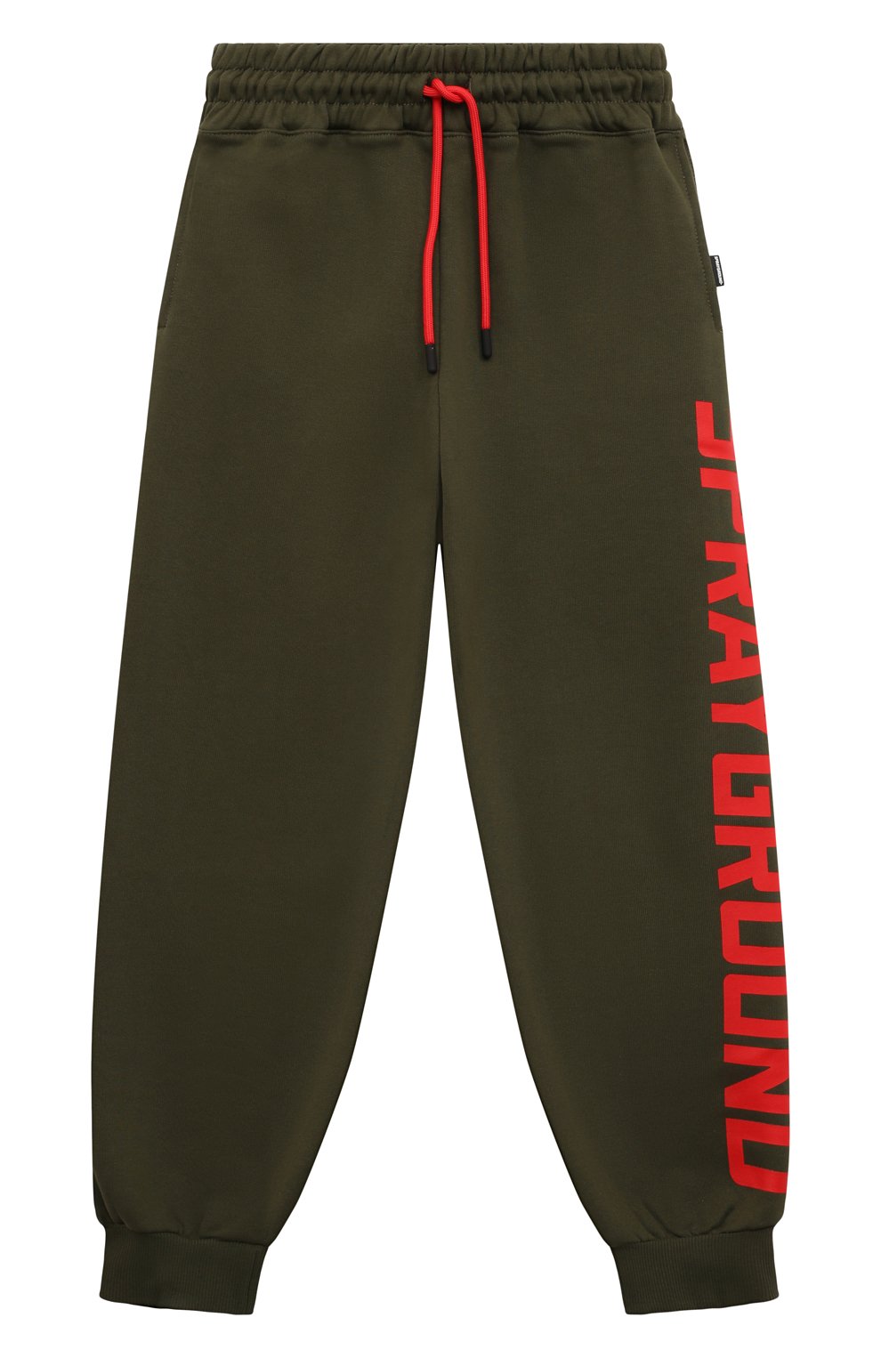 Хлопковые джоггеры SPRAYGROUND, арт. SPY1113GRN, фото 1