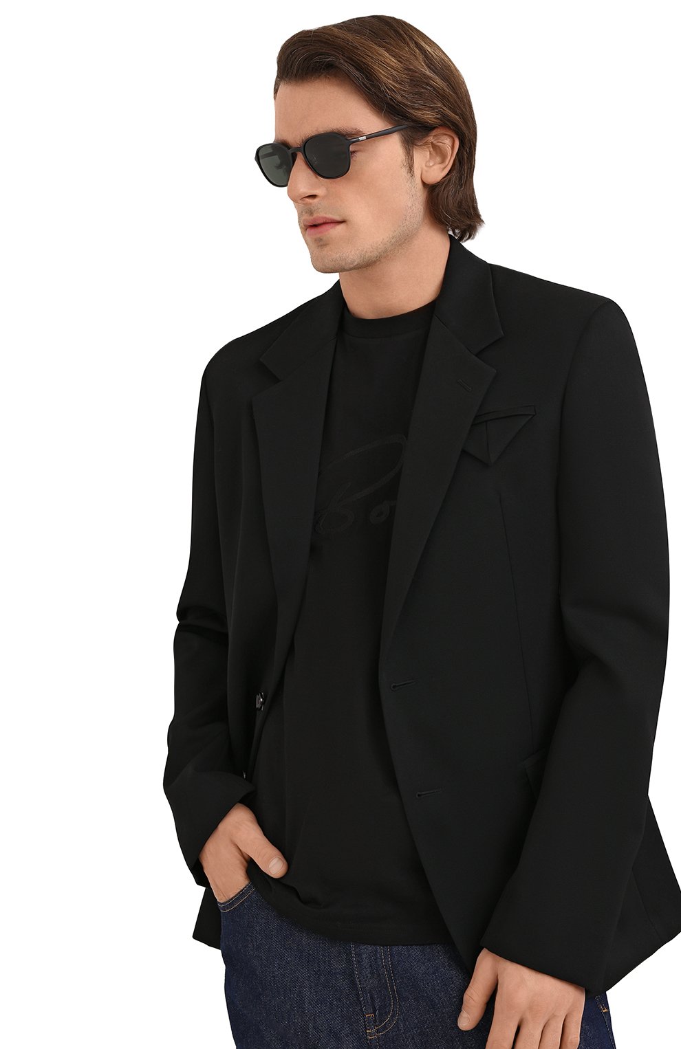 Солнцезащитные очки RAY-BAN черного цвета по цене 16850 руб., арт. 4341-601S71, фото 3 Солнцезащитные очки RAY-BAN, арт. 4341-601S71, фото 3