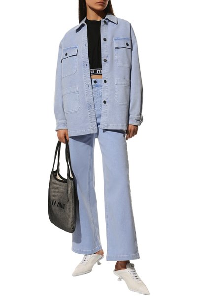 Джинсовая куртка MIU MIU, арт. ML682-EIA-F0013, фото 2