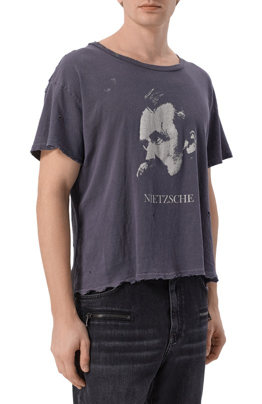 Хлопковая футболка Enfants Riches Deprimes 010-870/C0TT0N Серый  010-870/C0TT0N Фото 3