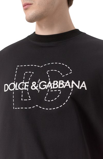 Хлопковая футболка DOLCE & GABBANA, арт. G8SH6T/G705U, фото 5