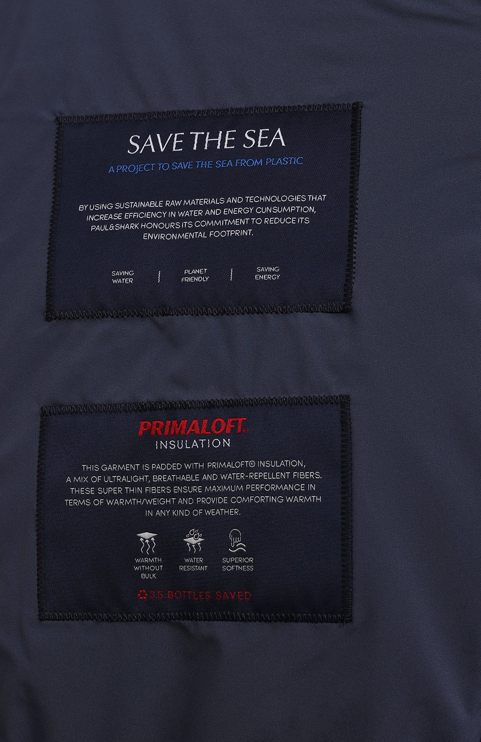 Утепленный жилет PAUL&SHARK темно-синего цвета по цене 49950 руб., арт. 14311242, фото 6 Утепленный жилет PAUL&SHARK, арт. 14311242, фото 6