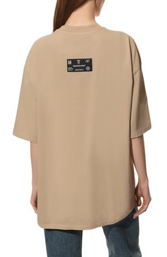 Хлопковая футболка DIEGO VENTURINO, арт. FW22-DV TS0 P0G_WMN, фото 1