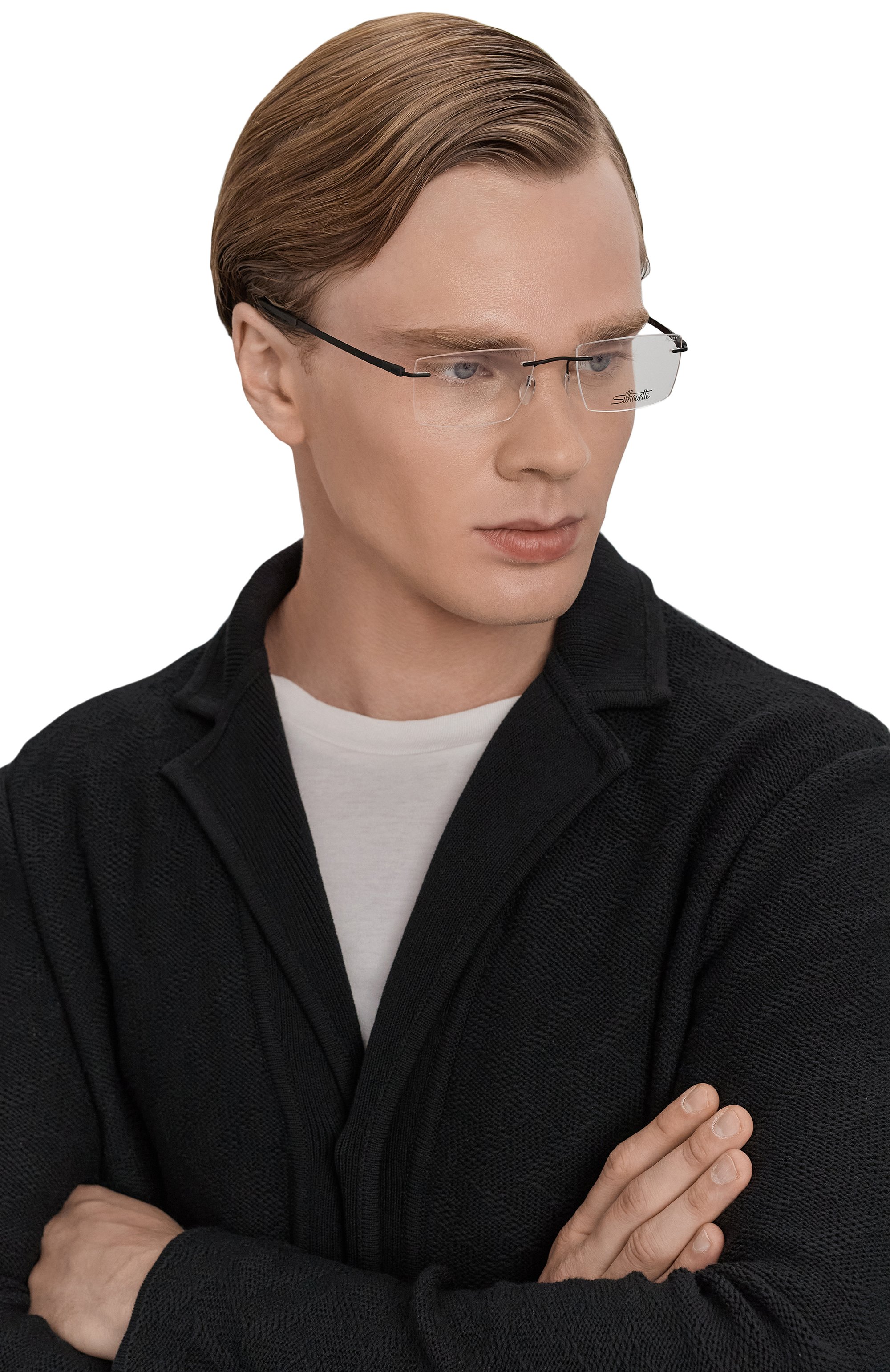 Оправа SILHOUETTE черного цвета по цене 36400 руб., арт. 5573/9040, фото 2 Оправа SILHOUETTE, арт. 5573/9040, фото 2