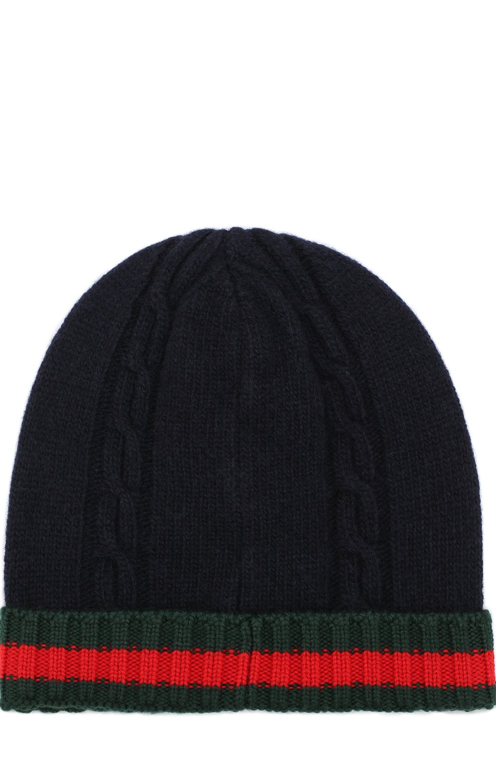 Шерстяная шапка фактурной вязки GUCCI, арт. 436803/4K206, фото 2