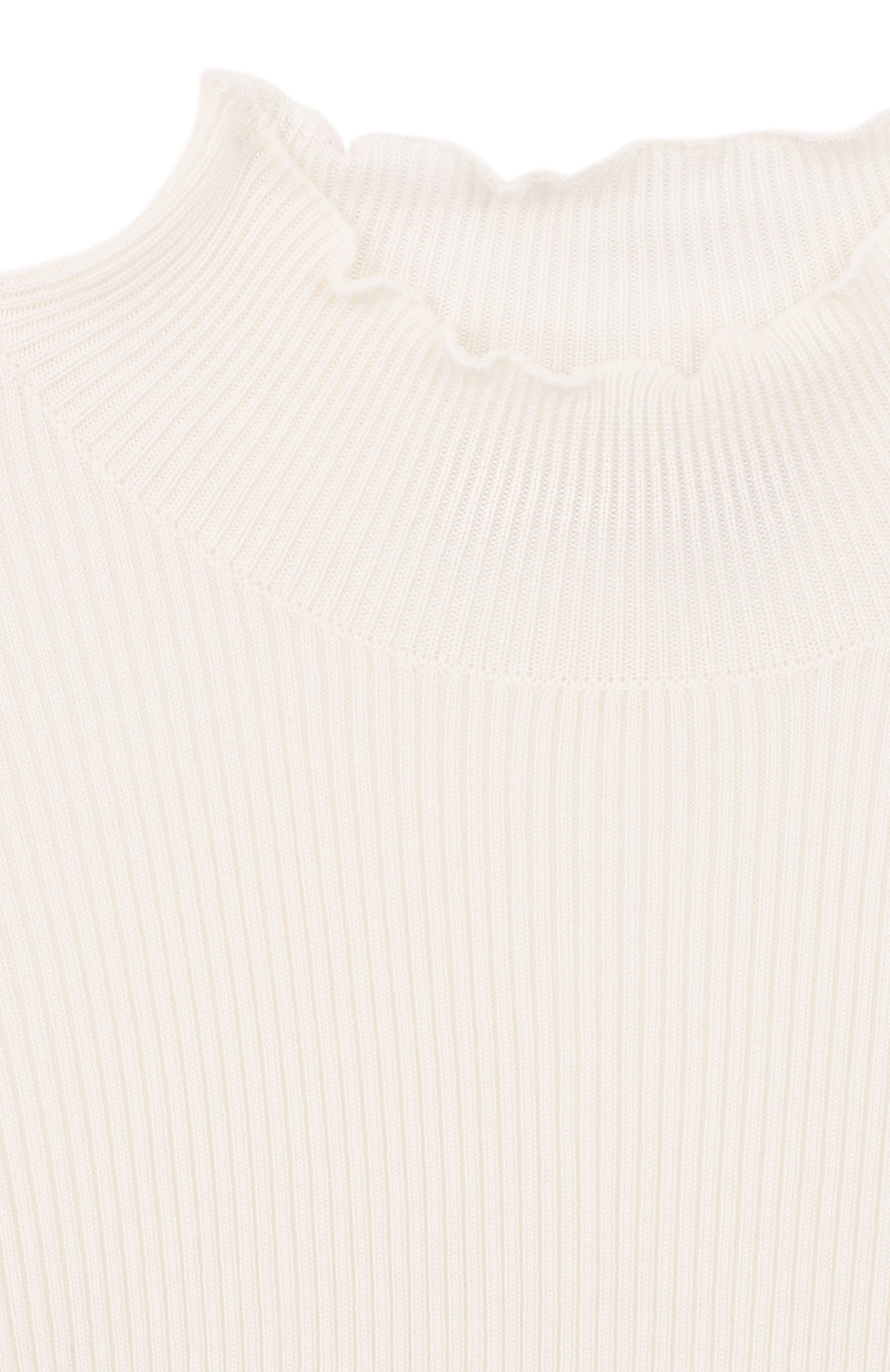 Водолазка из вискозы ERMANNO SCERVINO кремового цвета по цене 14500 руб., арт. SFMA036C, фото 3 Водолазка из вискозы ERMANNO SCERVINO, арт. SFMA036C, фото 3