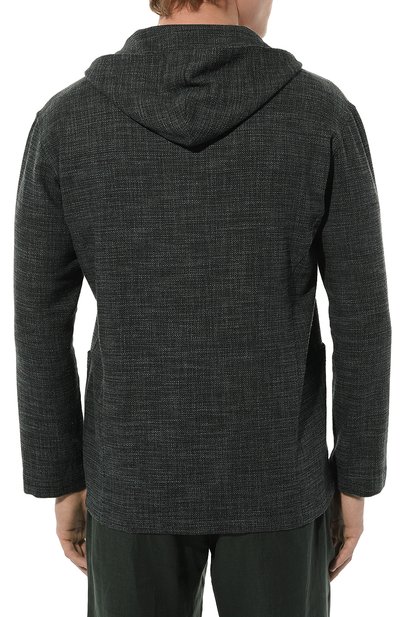 Куртка-рубашка из шерсти и шелка KITON, арт. UMCLUCAK0643C, фото 4