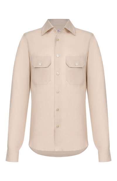 Мужская льняная рубашка KITON, арт. UCWMH0928605