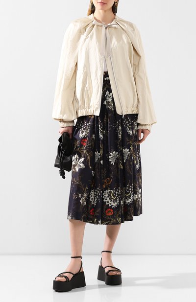 Куртка DRIES VAN NOTEN кремового цвета по цене 87700 руб., арт. 201-10574-9160, фото 2 Куртка DRIES VAN NOTEN, арт. 201-10574-9160, фото 2