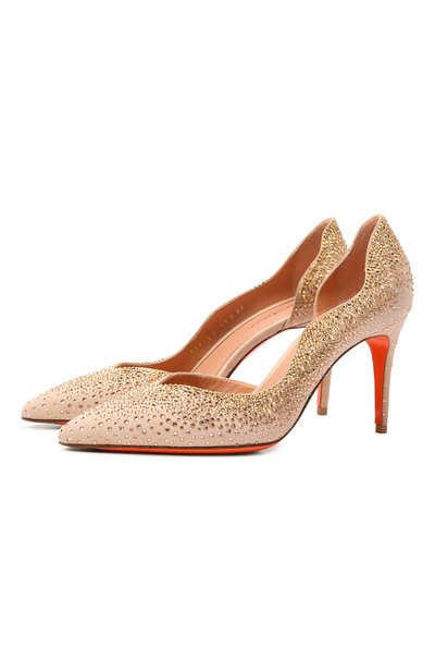 Женские замшевые туфли SANTONI, арт. WDIG71972HI2NRHS