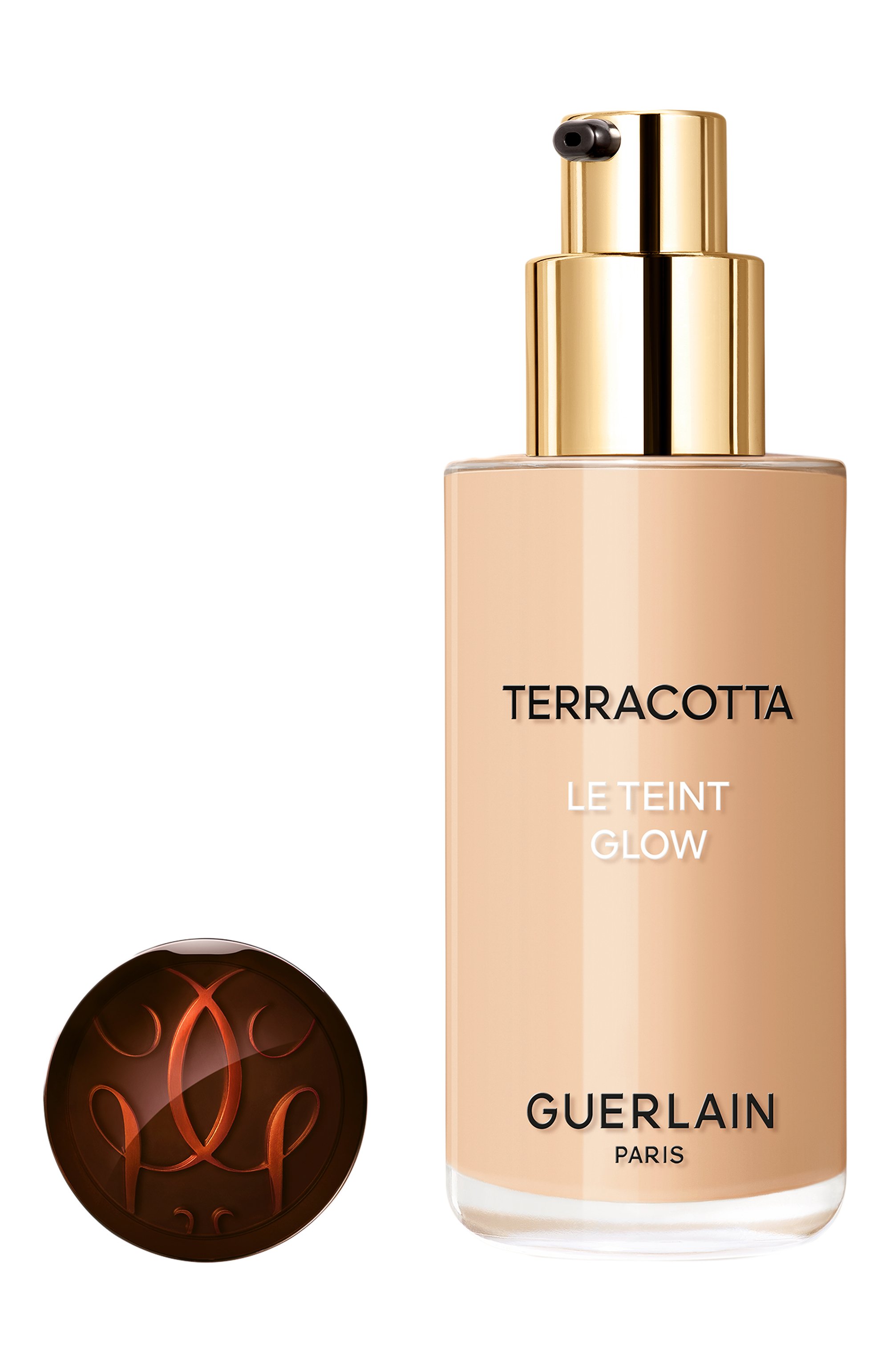 Тональное средство с сияющим финишем terracotta le teint glow, оттенок 2w теплый (35ml) GUERLAIN, арт. G044249, фото 3