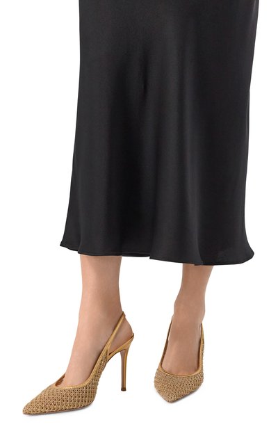 Текстильные туфли nikki 95 GIANVITO ROSSI, арт. G95628.95RIC.INKMEKM, фото 2