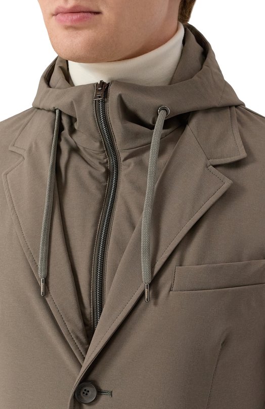 Утепленная куртка Herno GA00018UR/12742S Коричневый  GA00018UR/12742S Фото 5
