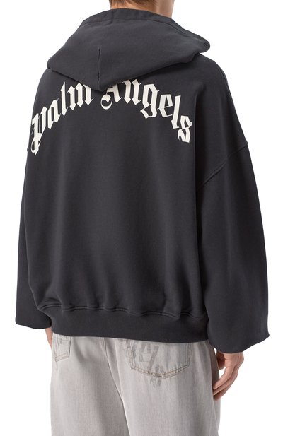 Хлопковое худи PALM ANGELS, арт. PMBB17EF25FLE004, фото 4