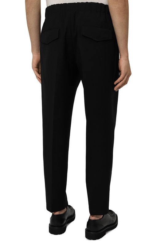 Шерстяные брюки Jil Sander J23KA0005/J40159 Чёрный  J23KA0005/J40159 Фото 4
