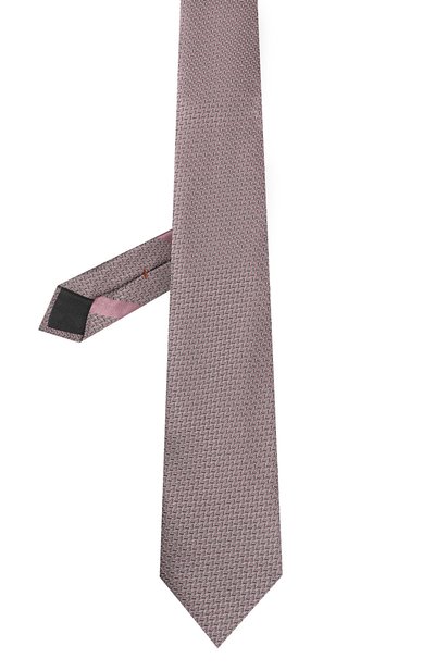 Шелковый галстук ZEGNA розового цвета по цене 27350 руб., арт. Z5D46TA5/1PF, фото 2 Шелковый галстук ZEGNA, арт. Z5D46TA5/1PF, фото 2