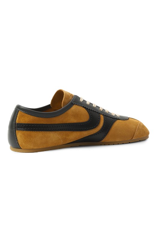 Замшевые кеды Dries Van Noten 021726-126-103 Коричневый  021726-126-103 Фото 5