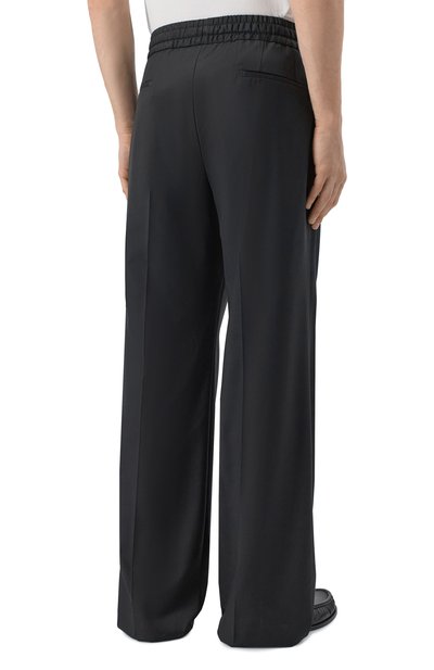 Шерстяные брюки DOLCE & GABBANA черного цвета по цене 125500 руб., арт. GP1A3T/FU269, фото 4 Шерстяные брюки DOLCE & GABBANA, арт. GP1A3T/FU269, фото 4