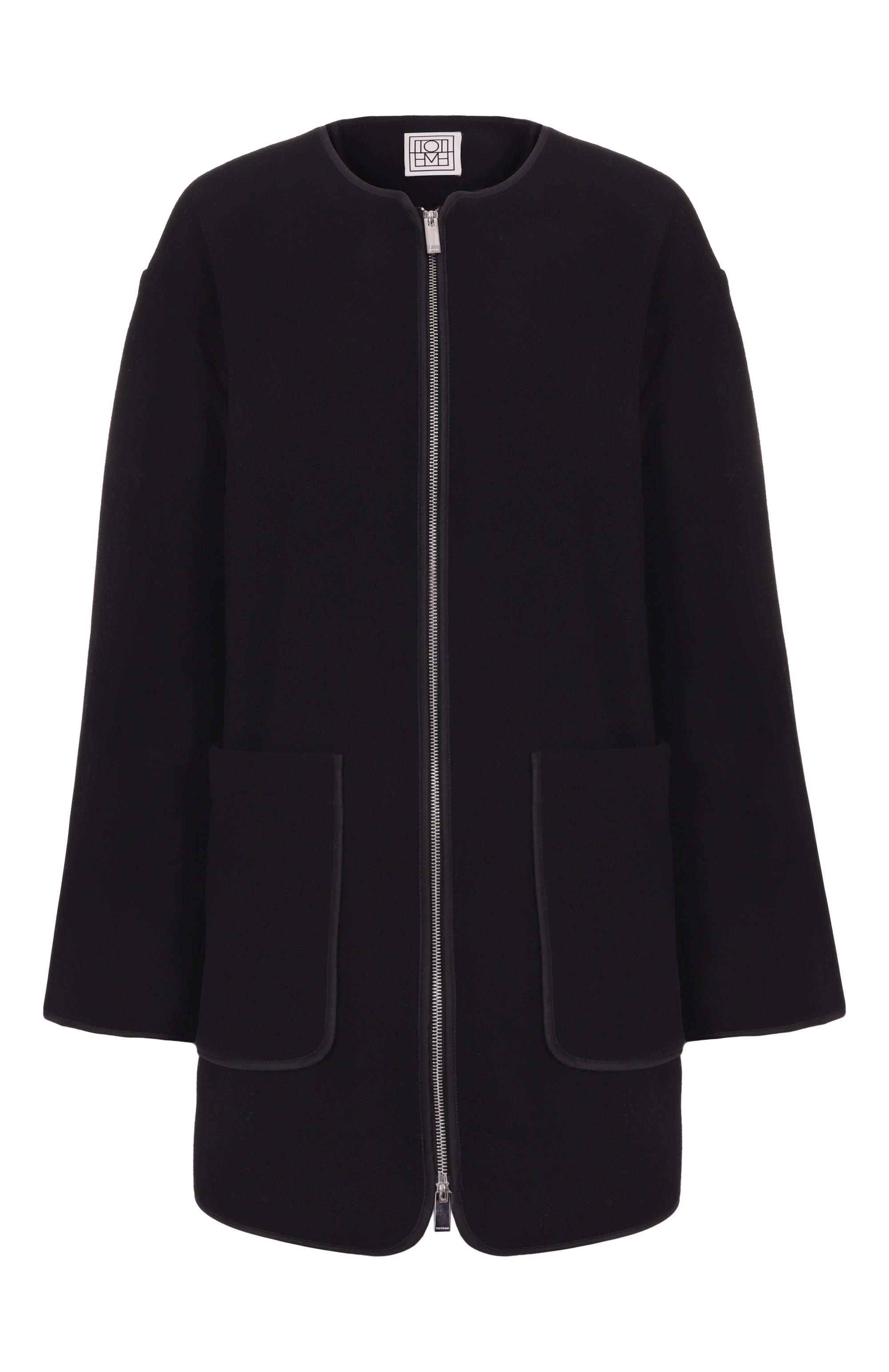 Шерстяное полупальто TOTEME, арт. 251-WR04262-FB0039, фото 1