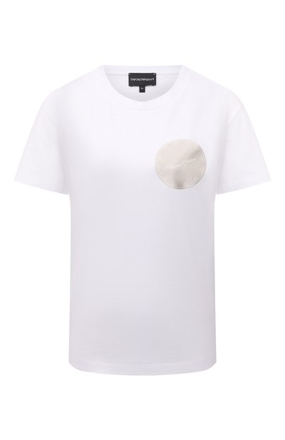 Женская хлопковая футболка EMPORIO ARMANI, арт. 6K2T7X/2J95Z