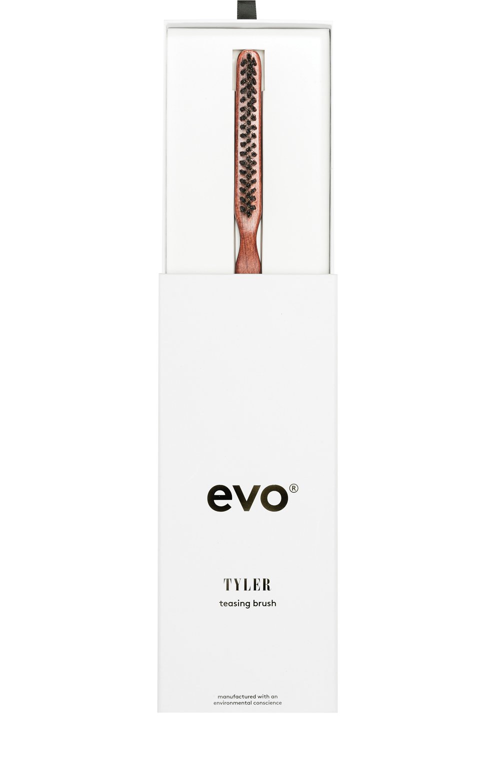 Узкая щетка с натуральной щетиной для причесок tyler EVO, арт. 9327417018642, фото 2