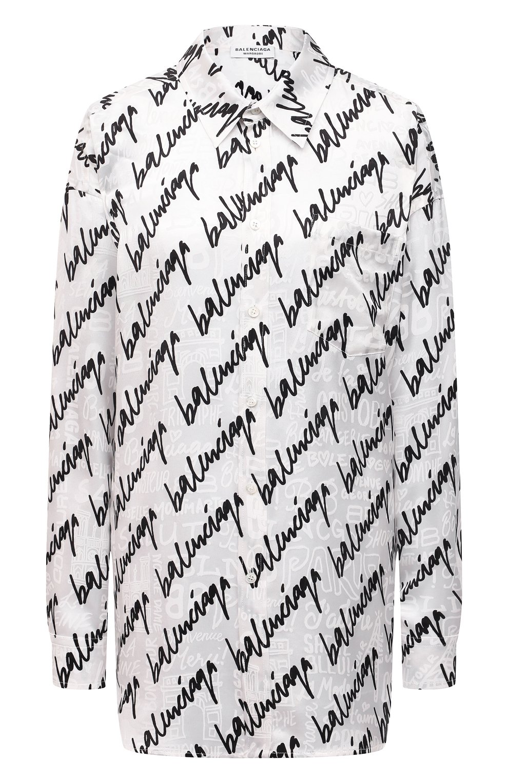 Шелковая рубашка BALENCIAGA, арт. 681050/TLLJ5, фото 1