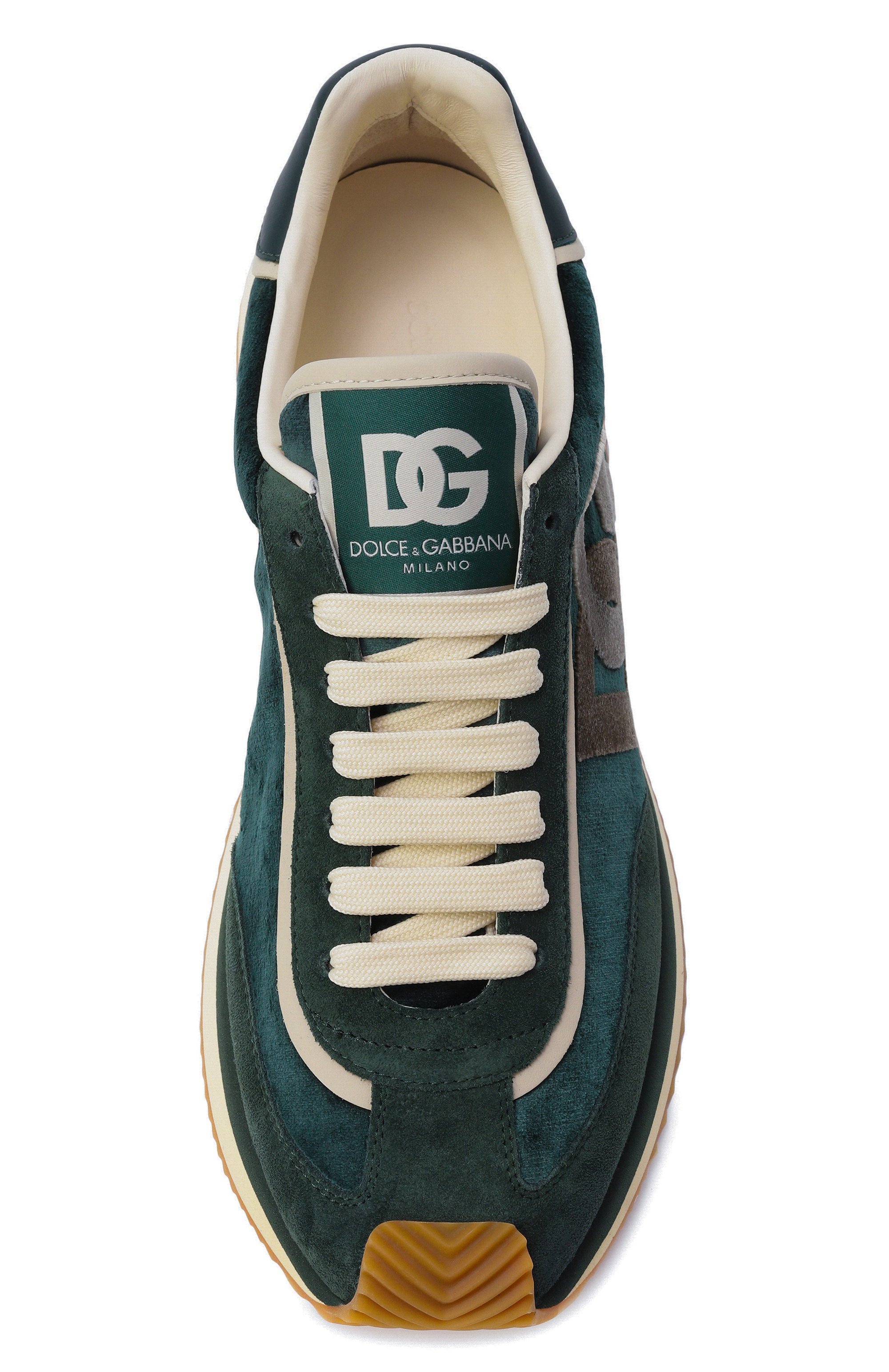 Комбинированные кроссовки dg cushion DOLCE & GABBANA, арт. CS2288/A6C78, фото 6