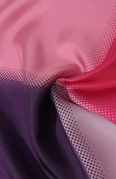 Мужской шелковый платок LANVIN фиолетового цвета, арт. 3853/HANDKERCHIEF | Фото 3 (Материал: Текстиль, Шелк; Нос: Не проставлено; Материал сплава: Проставлено)