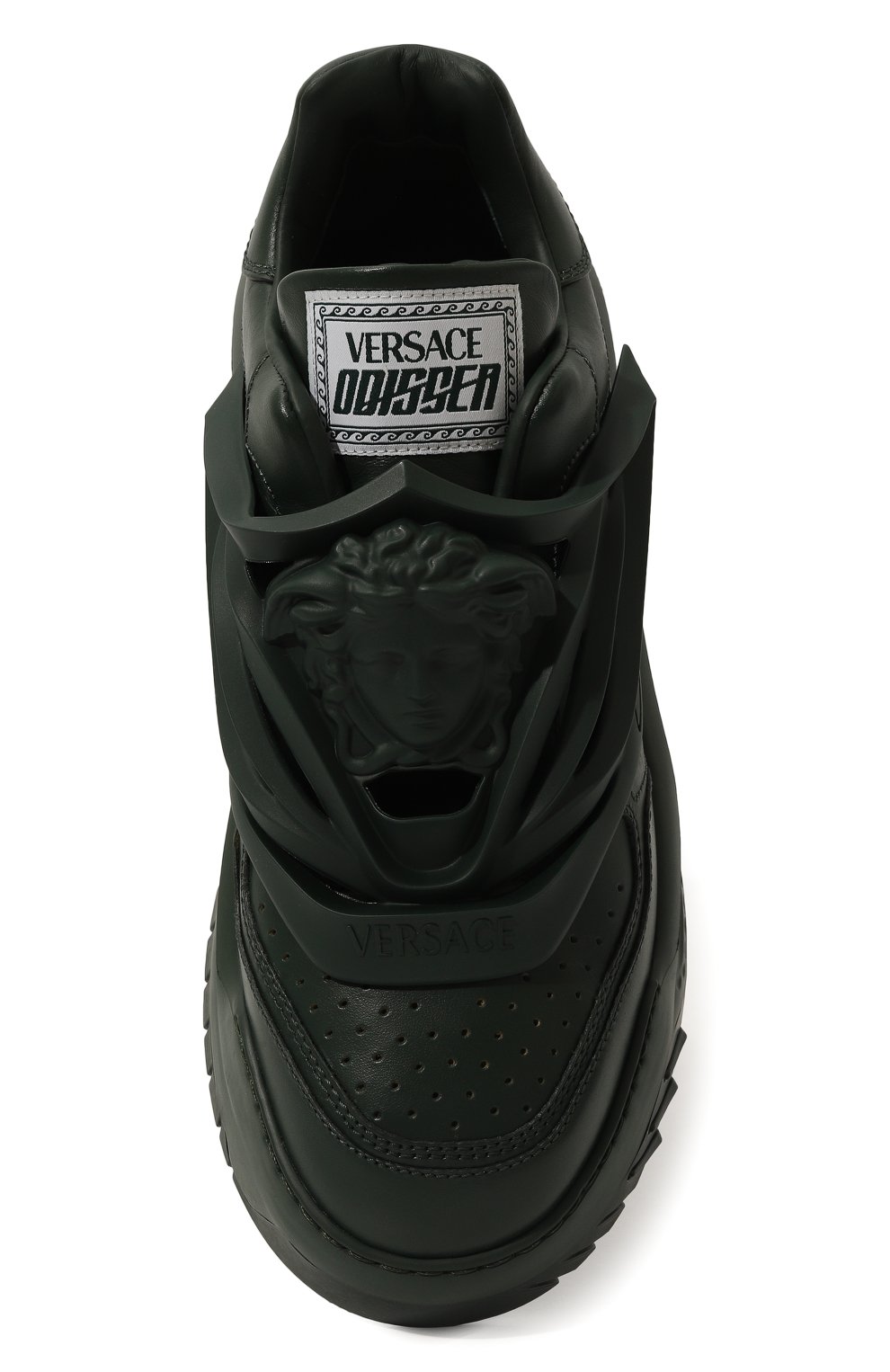 Кожаные кроссовки odissea VERSACE, арт. 1004524/1A03180, фото 6