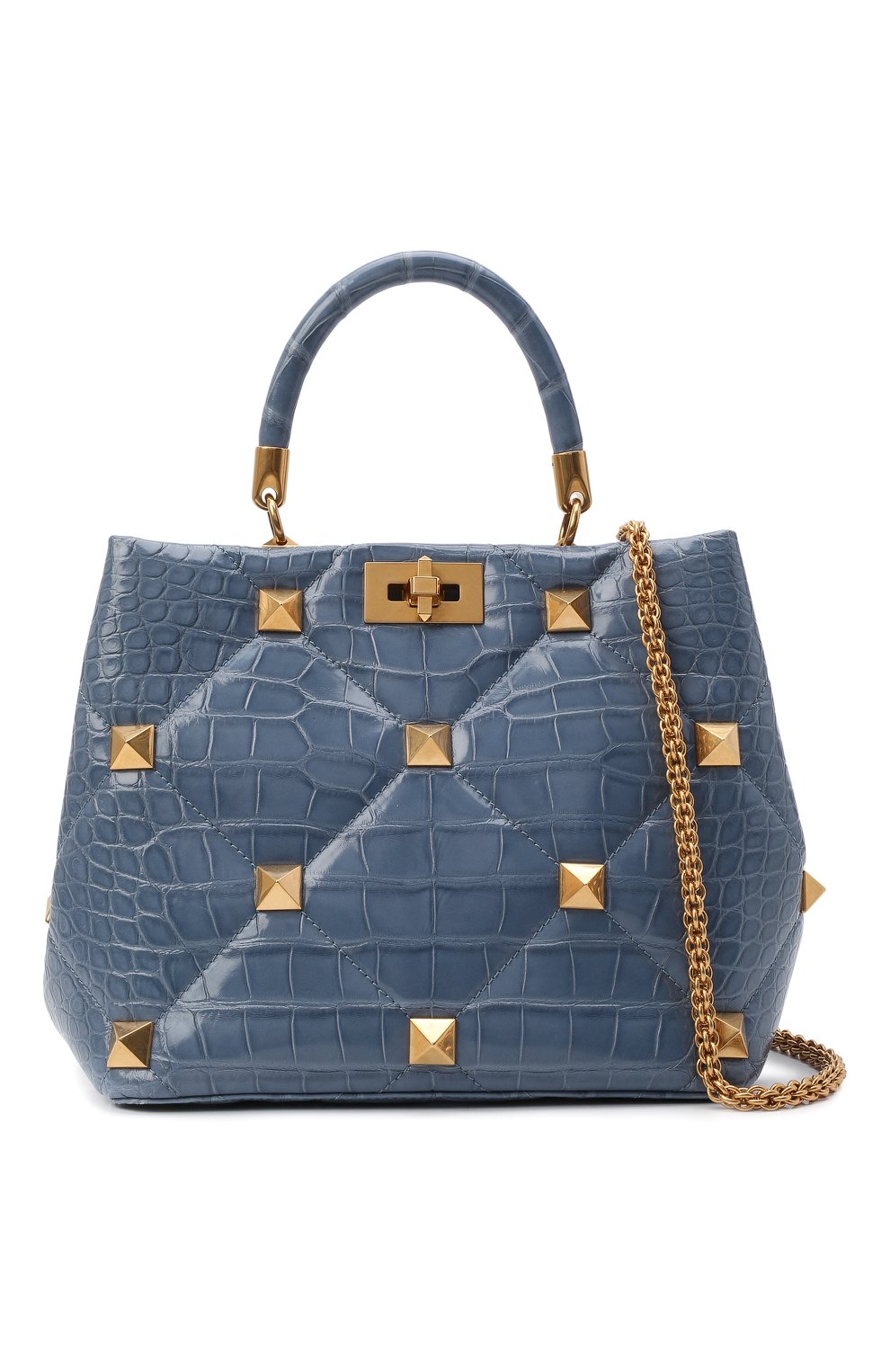 Сумка roman stud из кожи аллигатора VALENTINO, арт. WW2B0I96/SXY/AMIS, фото 7