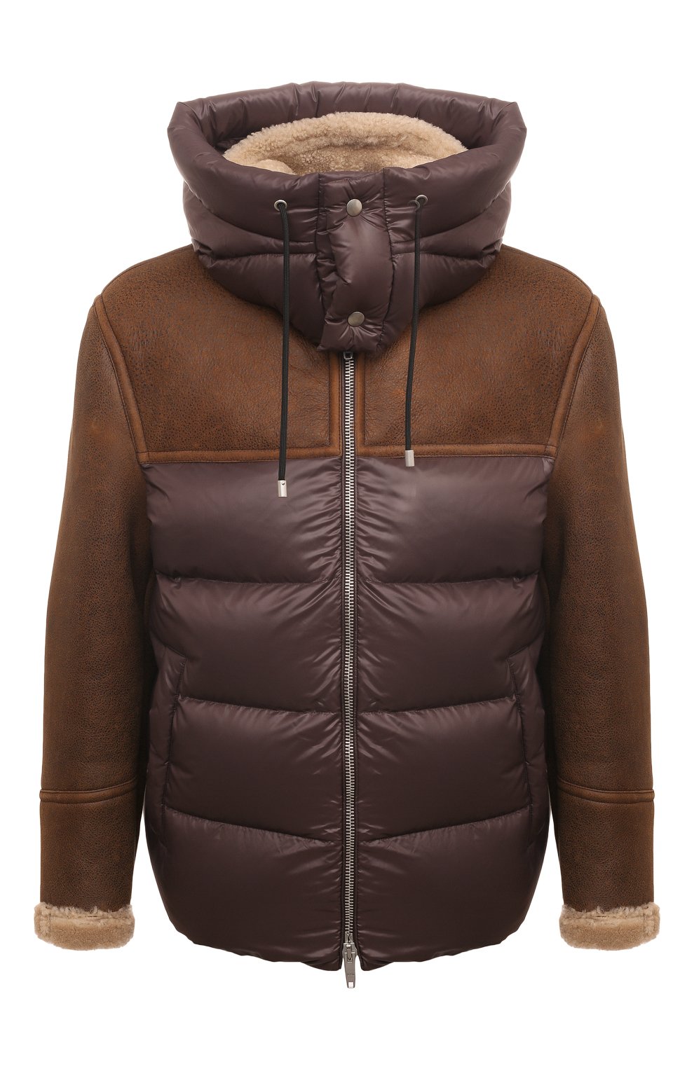 Комбинированная дубленка DRM, арт. DRM5049/D1863, фото 1