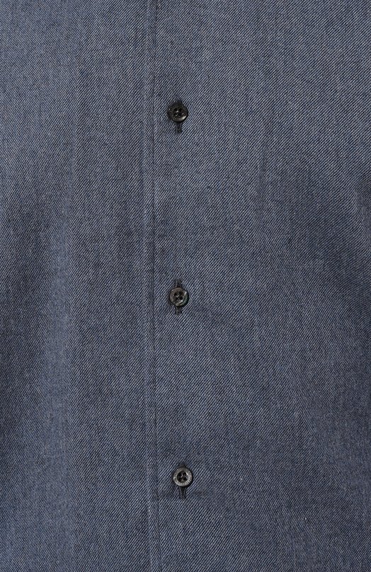 Хлопковая рубашка Corneliani 94P156-9411510 Синий  94P156-9411510 Фото 5