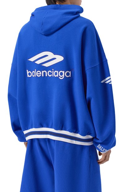 Хлопковое худи BALENCIAGA, арт. 827939/TTVQ8, фото 4
