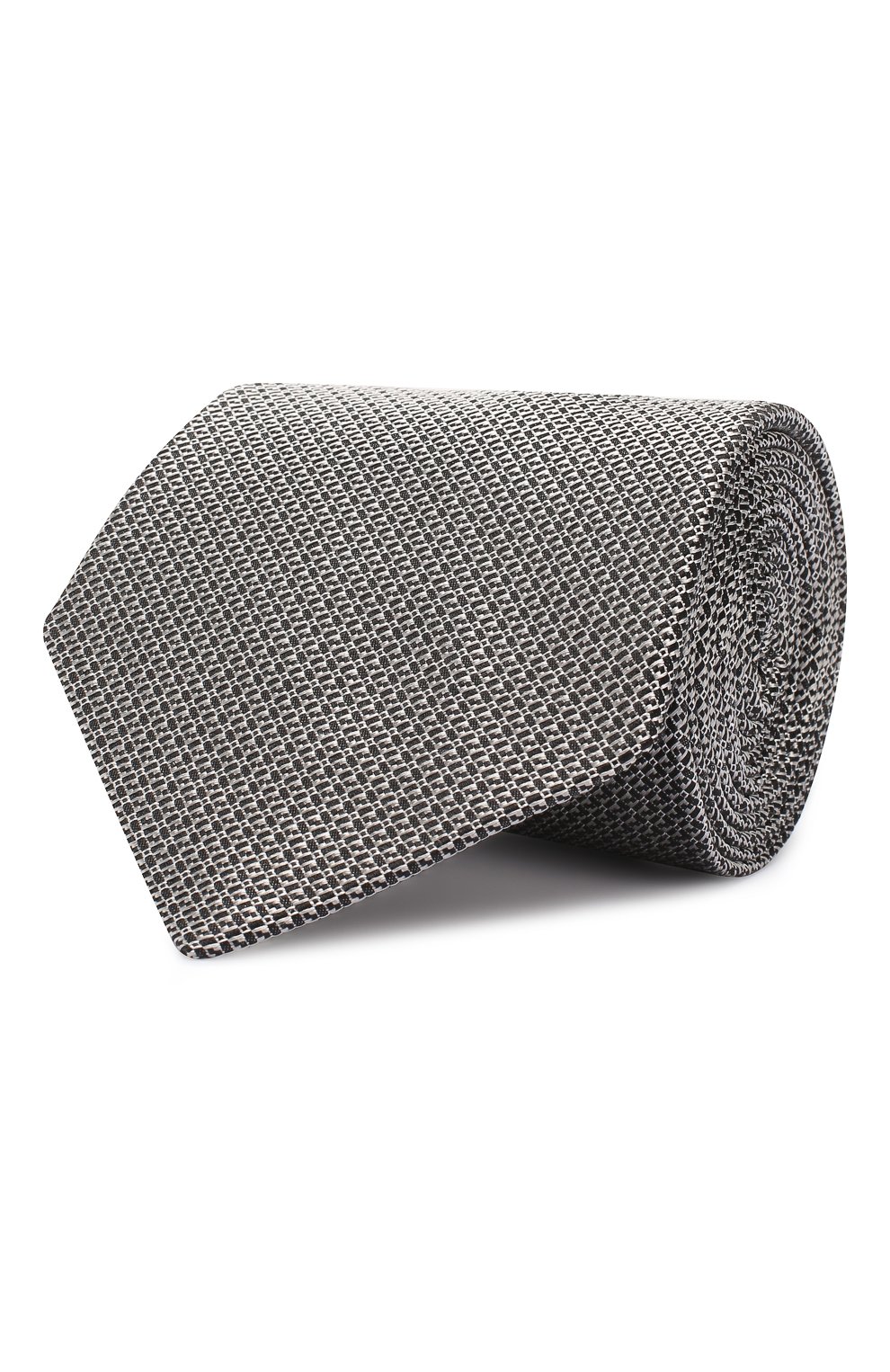 Шелковый галстук LANVIN серого цвета по цене 12600 руб., арт. 2506/TIE, фото 1 Шелковый галстук LANVIN, арт. 2506/TIE, фото 1