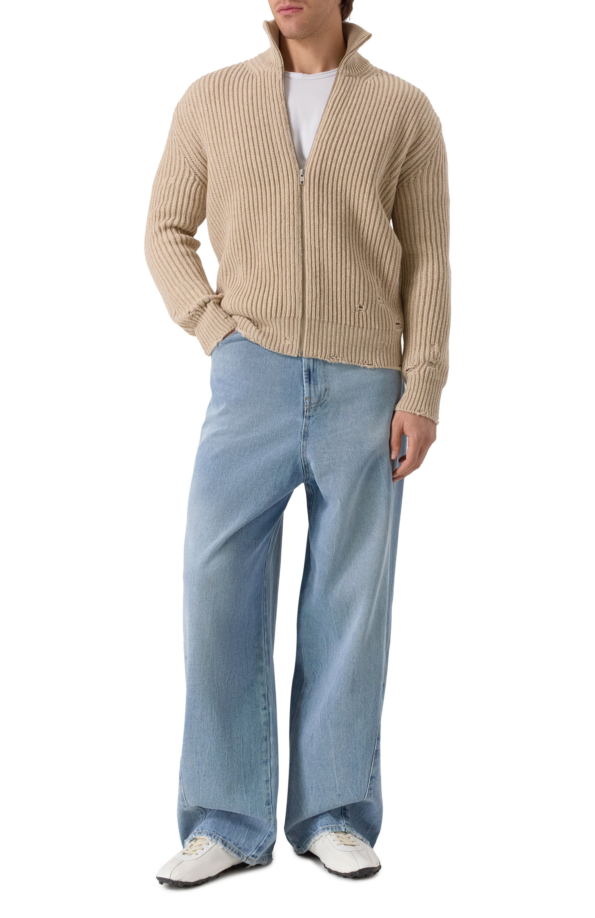 Шерстяной кардиган MM6, арт. SH0AM0064/M13138, фото 2