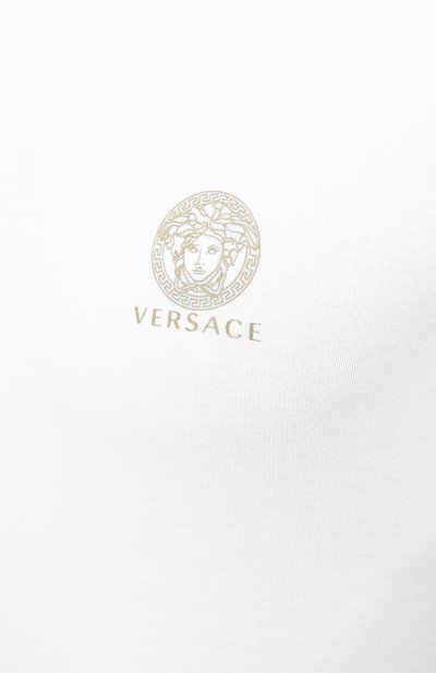 Хлопковая футболка VERSACE, арт. AUU01005/A232741, фото 4